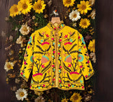 Yellow Suzani Cotton Jacket
