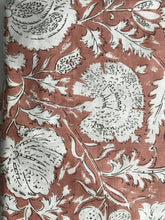 Blue Hand Block Cotton Fabric