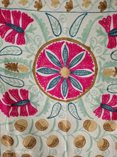 Indische Suzani Stickerei Boho Floral Tagesdecke Twin Size, Vintage Kantha Quilt, Handgemachte Kantha, Boho Kantha Decke Bettüberwurf
