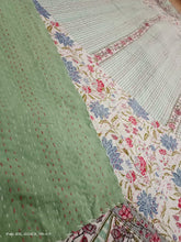 Indischer Kantha Quilt, handgemachter Druck, Kantha-Überwurf, indische Decke, Queen-Size-Tagesdecke, Kantha-Bettbezug, Boho-Quilt, King-Size-Quilt