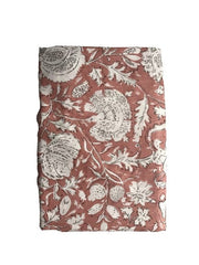Blue Hand Block Cotton Fabric