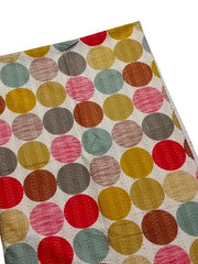 mehrfarbige gepunktete Kantha-Steppdecke für Zwillinge, gepunktete Kantha-Bettdecke für Queensize-Betten, gepunktete Kantha-Tagesdecke, gepunktete Kantha-Sofadecke im Bohemian-Stil
