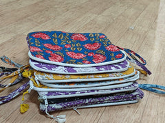 Handgemachte Laptoptasche Boho Blockprint Macbook Cover, Laptoptasche, iPad Tasche, Tablet Protector Baumwolle gesteppt mit Haltegurten