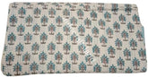 Indischer Kantha Quilt Blockdruck Kantha Decke Baumwolle Kantha Tagesdecke Handgemacht Kantha Überwurf King Queen & Twin Size Kantha Floral
