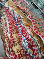 Einzigartige Blockdruck-Tischsets, viele Stück, Boho-Tischsets, Baumwoll-Blockdruck-Tischsets, neue Blockdruck-Tischsets, florale Hochzeits-Tischsets