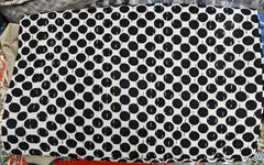 Handmade Indian Kantha Quilt – Double Size Polka Dots Print Bedspread, Blanket & Throw