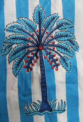 Indian Palm Tree Print Boho Fabric – 100% Cotton by 5 Yard for Curtains & Dresses