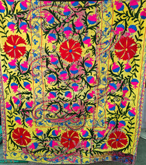 Indischer hochwertiger Sujani-Steppdecken-Überwurf aus handgefertigter Baumwolle, wunderschöner Sujani-Überwurf, königlicher Unikat-Überwurf, Heimdekoration, luxuriöser Sujani-Überwurf