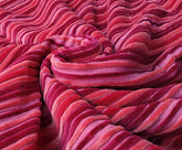 Indian Soft Luxury Velvet Floral Print Fabric Upholstery Dressmaking Sewing Fabric, Cotton Velvet Sewing Soft Fabric Hot pink