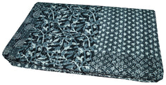 Handmade Indian Patchwork Kantha Quilt, Kantha Blanket, Throw, Kantha, Hand Sewn Bedspread Bedding, Throw Double Size