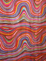 Handmade Indian Kantha Quilt, Kantha Blanket, Throw, Kantha, Hand Sewn Bedspread Bedding, Throw Lahariya Print Single/Double Size