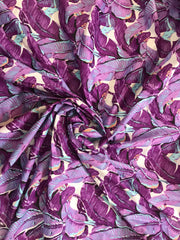 Indischer Baumwollstoff, Mode-Nähstoff, Schneiderei, handbedruckt, 100 % Baumwolle, Laufstoff, Voile-Stoff mit Blumendruck
