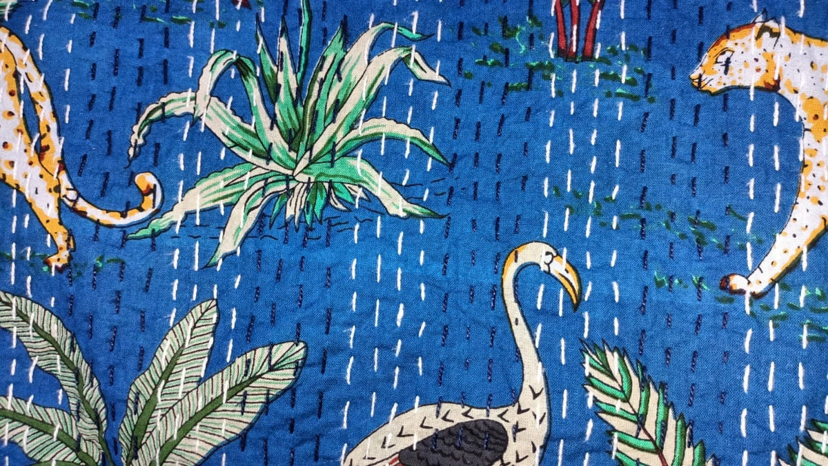 Vintage Kantha Quilt