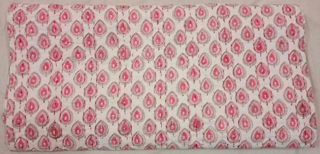 Vintage Kantha Quilt Hand Block Printed Kantha Blanket Kantha Bedspread Kantha Coverlet Throw Twin And Queen And King Size Cotton
