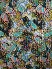 Handmade Indian black paisley print Kantha Quilt, Kantha Blanket, Throw, Kantha, Bedspread Bedding, Throw Single Size