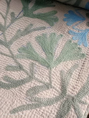Antique Vintage Kantha Quilt Hand stitched Quilt Indian Ralli Quilt Reversible Kantha Throw Boho Cotton Quilt Handmade Kantha Sofa Bedspread