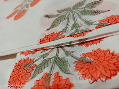 Indischer Baumwollstoff, Sommerkleider, Handblockdruck, Boho-Stoff, Gypsy-Stoff, Quilting-Baumwolle, Blumendruck-Stoff Baumwolle