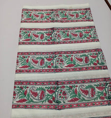 Indischer Blumendruck Baumwollstoff, Sommerkleider, Handblockdruck, Boho Stoff, Gypsy Stoff, Quilting Baumwolle, Blumendruck Stoff Baumwolle