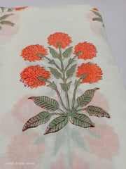 Indischer Baumwollstoff, Sommerkleider, Handblockdruck, Boho-Stoff, Gypsy-Stoff, Quilting-Baumwolle, Blumendruck-Stoff Baumwolle