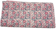 Vintage Kantha Quilt – Hand Block Printed Cotton Blanket & Bedspread, Twin/Queen/King