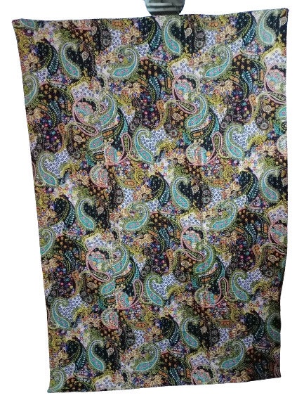 Handmade Indian black paisley print Kantha Quilt, Kantha Blanket, Throw, Kantha, Bedspread Bedding, Throw Single Size