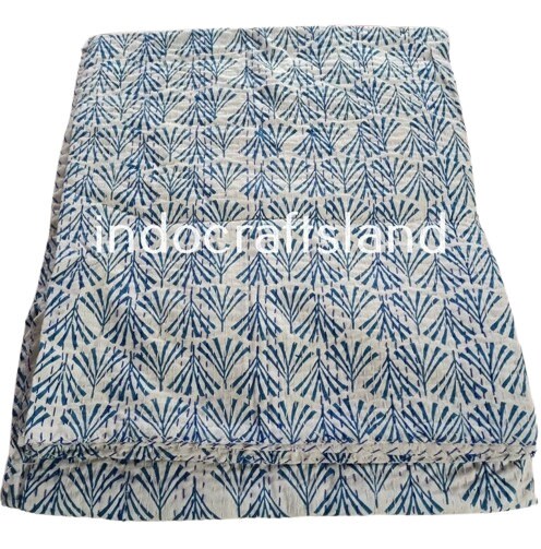 Boho Kantha Quilt – Double Cotton Throw