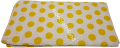 Kantha Quilt Handblock bedruckt Kantha Decke Kantha Tagesdecke Kantha Überwurf Twin und Queen und King Size Baumwolle Punkte Druck