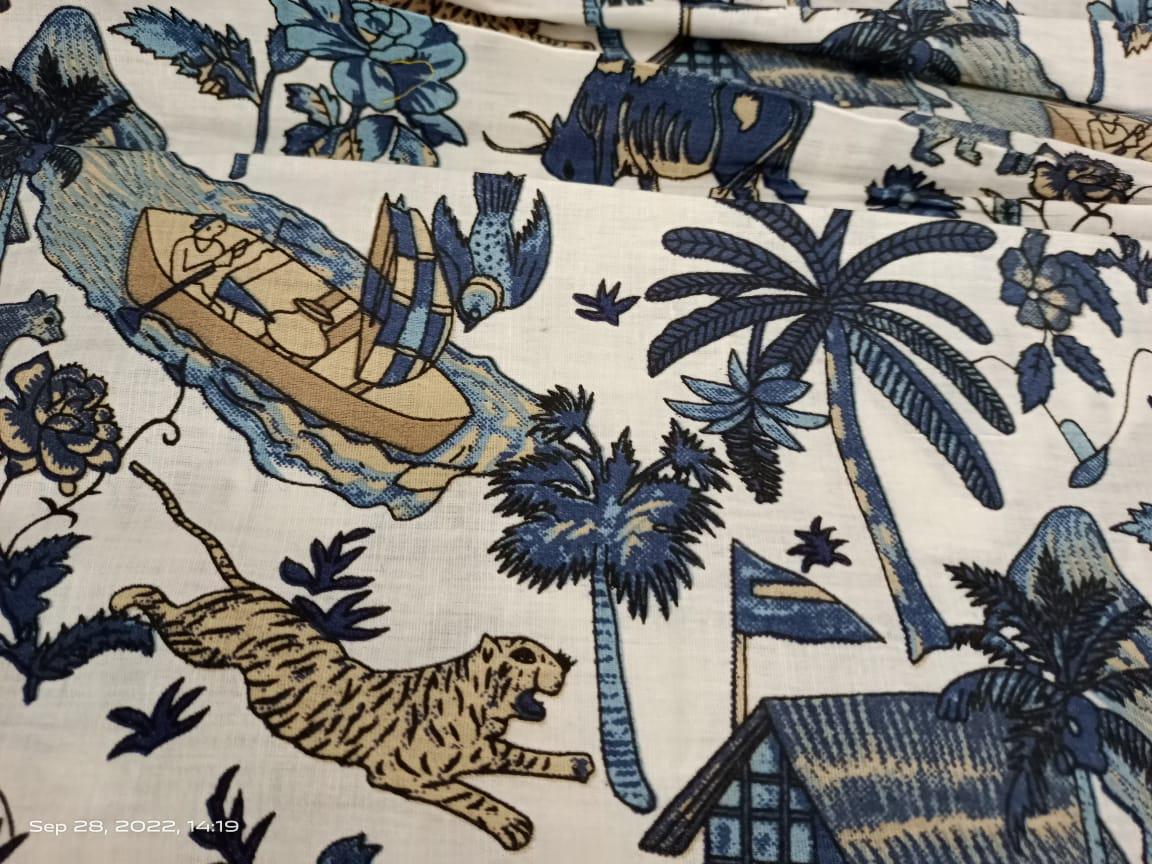 Cotton Kantha Quilt – Queen Vintage Coverlet