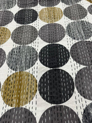 Polka Dot Kantha Cotton Quilt