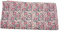 Vintage Kantha Quilt – Hand Block Printed Cotton Blanket & Bedspread, Twin/Queen/King