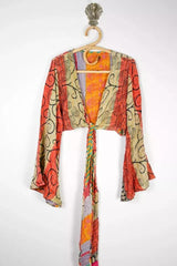 Großhandel 10 Stück Lot Indische Baumwolle Vintage Handgemachte Damen Winterkleidung Kantha Boho Jacke, Traditionelle Jacke, Frauen Boho Croptop