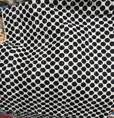 Handgemachte indische Kantha-Steppdecke, Kantha-Decke, Überwurf, Kantha, handgenähte Tagesdecke, Überwurf, Doppelgröße, Palka Dots Print