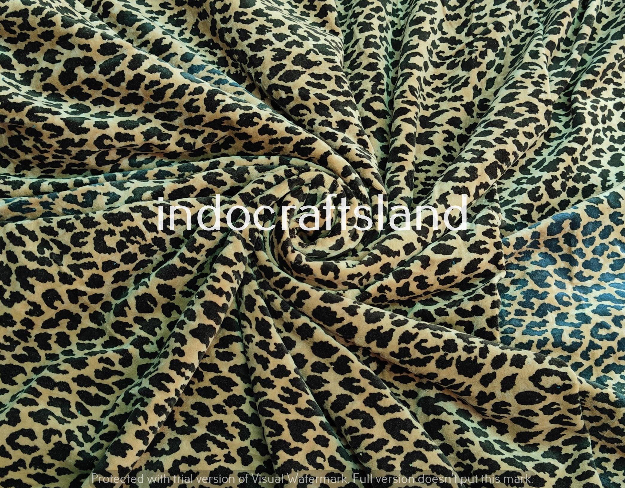 Indian Boho Velvet Fabric – Cotton Velvet by Yard & Meter for Upholstery & Table Cloth