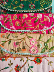 Lot of Mixed Indian Handmade Women’s Embroidered Mobile Clutch Pouches – Wedding Favor Gifts