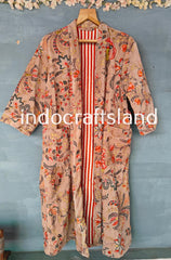 Indische Blumen Samtjacke Samt Kimono Robe Morgentee Samtmantel Brautjungfern Robe Boho Luxus Resort Wear Kimono Urlaub Urlaubskleidung