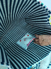 Handmade Indian Patchwork Market Bag – Quilted, Hand Stitched Stylish Tote