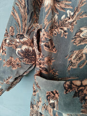 Indische Lange Samtjacke Samt Kimono Robe Morgentee Samtmantel Brautjungfern Robe Boho Luxus Resort Wear Kimono Urlaub Urlaubskleidung