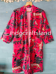 Handmade Indian Floral Velvet Jacket – Boho Kimono Robe for Bridesmaid & Resort Wear