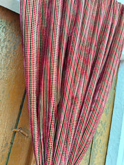 Indian Cotton Velvet Curtain, Dots Print Curtain, Boho Curtain, Luxury Drapes, Housewarming Gift Colorful Decor