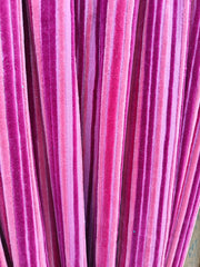 Indian Cotton Velvet Curtain, hot Pink Lining Design Curtain, Boho Curtain, Luxury Drapes, Housewarming Gift Colorful Decor